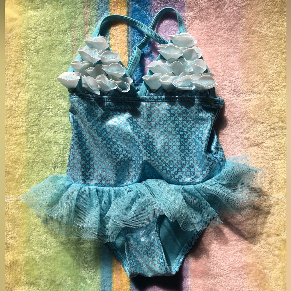 Floatimini Mermaid Petal One Piece Swimsuit 3T